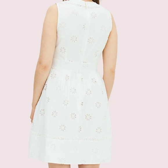 Kate Spade BNWOT Clover Eyelet Minidress - Picture 7 of 7
